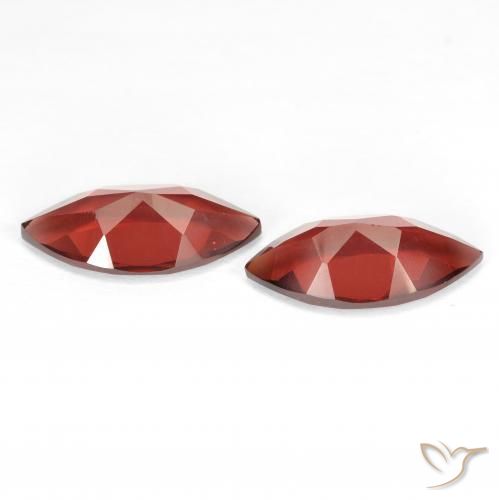 3.92 ct natürliche Sangria Rot Pyrop-Granat-Edelsteine, Marquise, VS