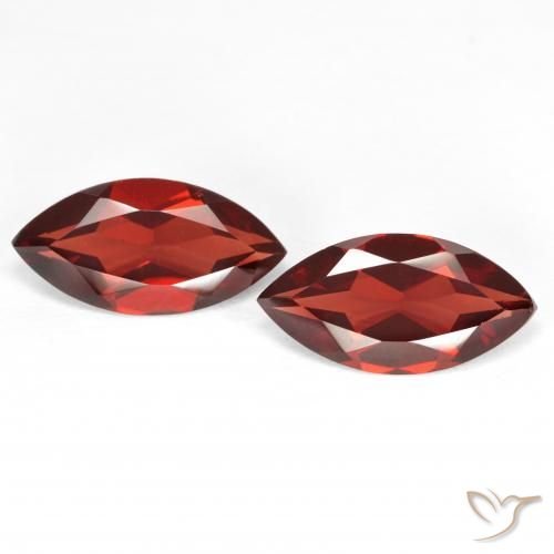 3.75ctw Natürlicher Mittelrot Pyrop-Granat, Marquise, VS