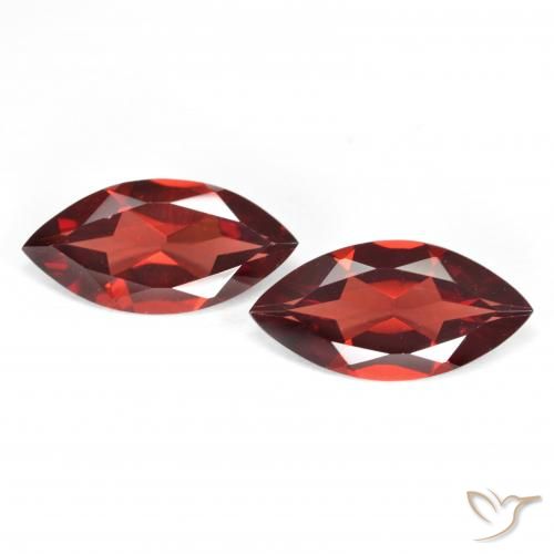 3.37ctw Natürlicher Johannisbeere Rot Pyrop-Granat, Marquise, VVS-VS