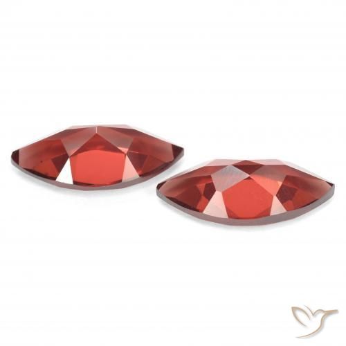 4.07 ct natürliche Johannisbeere Rot Pyrop-Granat-Edelsteine, Marquise, VVS-VS
