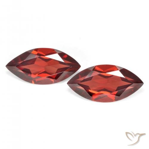 4.00ctw Natürlicher Mittelrot Pyrop-Granat, Marquise, VVS-VS