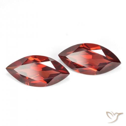 4.00 ct natürliche Mittelrot Pyrop-Granat-Edelsteine, Marquise, VVS-VS