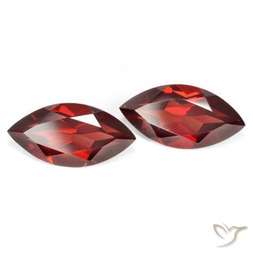 4.09 ct natürliche Sangria Rot Pyrop-Granat-Edelsteine, Marquise, VVS-VS