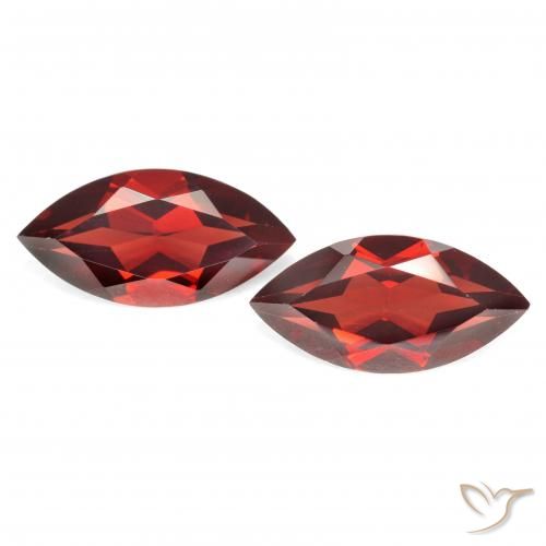 4.22ctw Natürlicher Johannisbeere Rot Pyrop-Granat, Marquise, VVS-VS