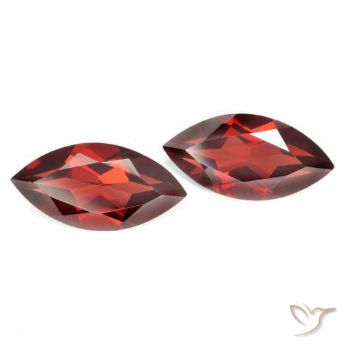 4.22 ct natürliche Johannisbeere Rot Pyrop-Granat-Edelsteine, Marquise, VVS-VS
