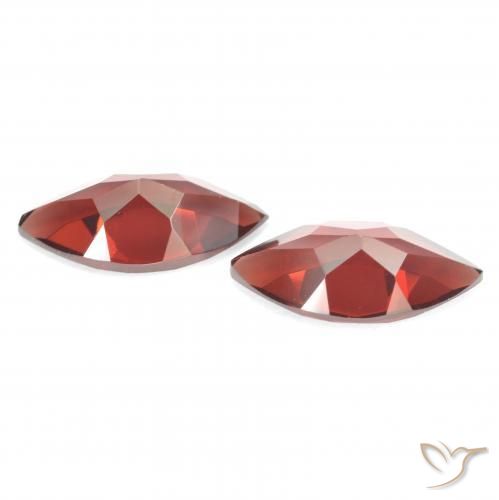 4.22 ct natürliche Johannisbeere Rot Pyrop-Granat-Edelsteine, Marquise, VVS-VS