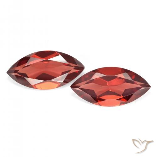 3.80ctw Natürlicher Johannisbeere Rot Pyrop-Granat, Marquise, VVS-VS