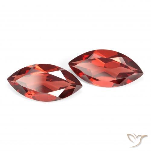 3.80 ct natürliche Johannisbeere Rot Pyrop-Granat-Edelsteine, Marquise, VVS-VS