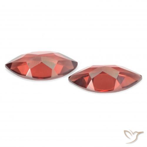 3.80 ct natürliche Johannisbeere Rot Pyrop-Granat-Edelsteine, Marquise, VVS-VS