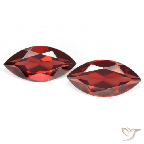 4.24ctw Natürlicher Mittelrot Pyrop-Granat, Marquise, VVS-VS