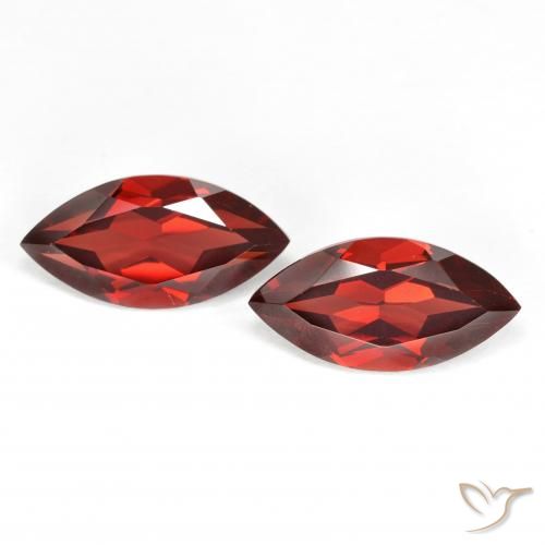 4.41ctw Natürlicher Johannisbeere Rot Pyrop-Granat, Marquise, VVS-VS