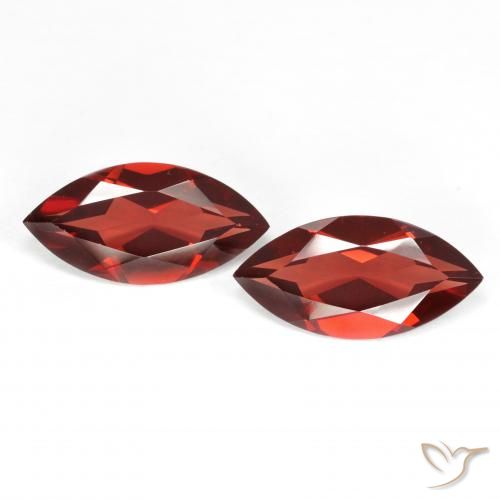 3.83ctw Natürlicher Sangria Rot Pyrop-Granat, Marquise, VVS-VS