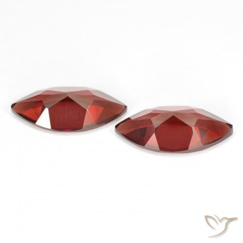 3.89 ct natürliche Johannisbeere Rot Pyrop-Granat-Edelsteine, Marquise, VVS-VS
