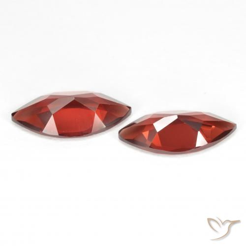 3.47 ct natürliche Sangria Rot Pyrop-Granat-Edelsteine, Marquise, VVS-VS