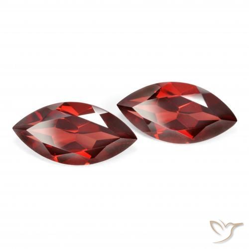 4.47 ct natürliche Sangria Rot Pyrop-Granat-Edelsteine, Marquise, VVS-VS