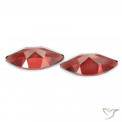 4.47 ct natürliche Sangria Rot Pyrop-Granat-Edelsteine, Marquise, VVS-VS