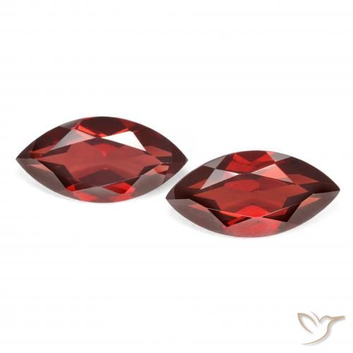 4.41ctw Natürlicher Johannisbeere Rot Pyrop-Granat, Marquise, VVS-VS