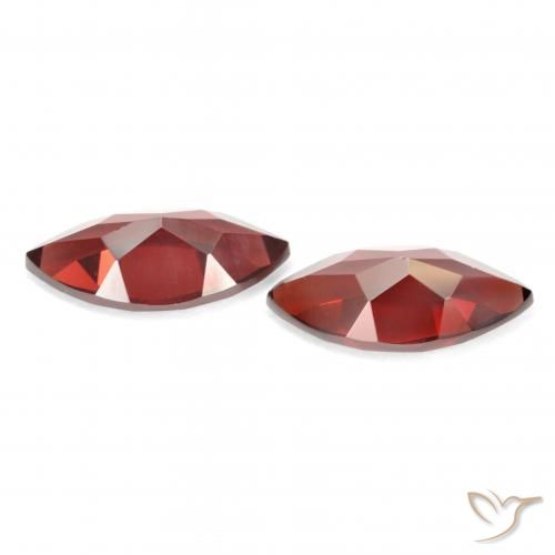 4.41 ct natürliche Johannisbeere Rot Pyrop-Granat-Edelsteine, Marquise, VVS-VS