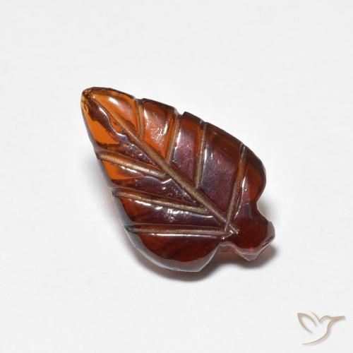 2.44ct Natürlicher rötlich-orange Pyrop-Granat, Fantasie, Lichtdurchlässig