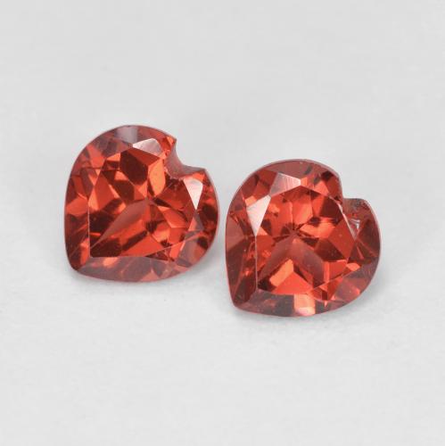 1,11 ct natürliche roter Pyrop-Edelsteine, Herzform, VVS-VS