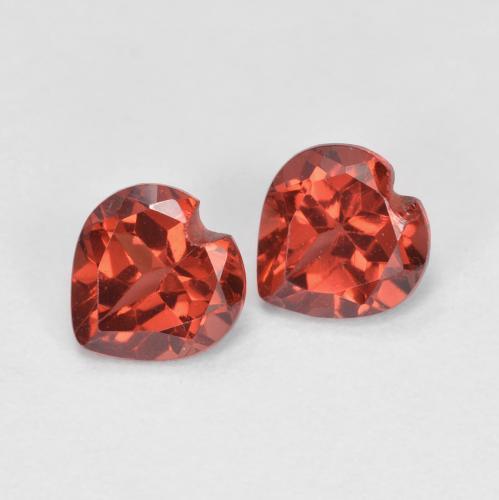 1,11 ct natürliche roter Pyrop-Edelsteine, Herzform, VVS-VS