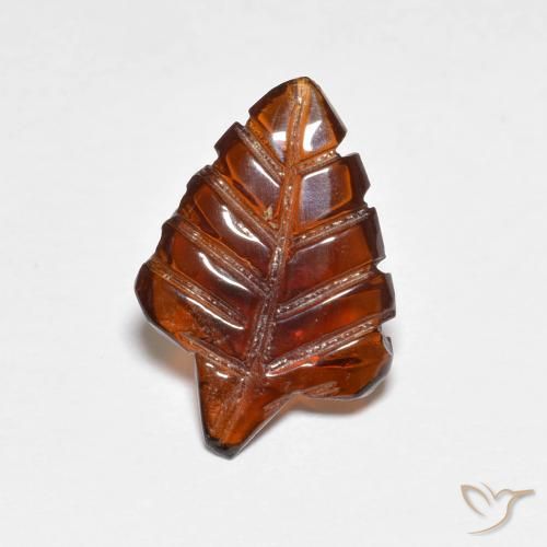 2.82ct Natürlicher Dunkelorange Pyrop-Granat, Fantasie, Lichtdurchlässig