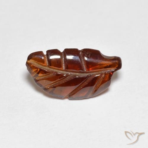 1.78ct Natürlicher rötlich-orange Pyrop-Granat, Fantasie, Lichtdurchlässig