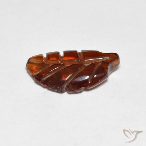 9,17 ctw natürlicher rötlich-orange Pyrop-Granat, Fantasie, Lichtdurchlässig