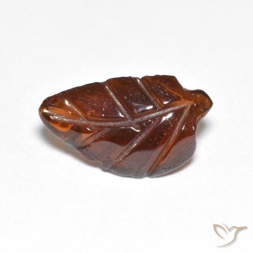 3.08ct Natürlicher Dunkelorange Pyrop-Granat, Fantasie, Lichtdurchlässig