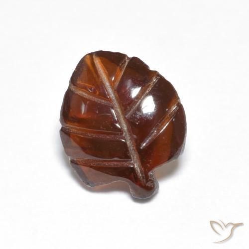 2.17ct Natürlicher Dunkelorange Pyrop-Granat, Fantasie, Lichtdurchlässig