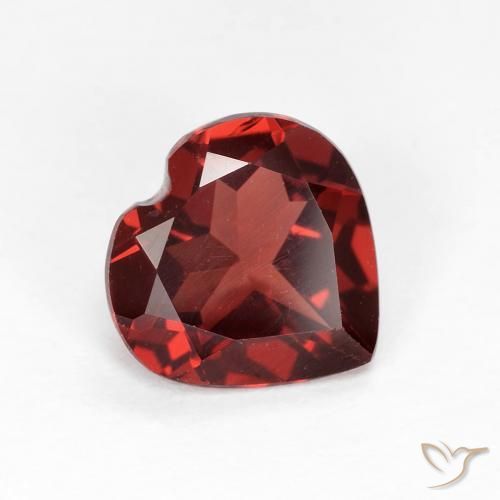 9,17 ctw natürlicher Johannisbeere Rot Pyrop-Granat, Herz, VVS