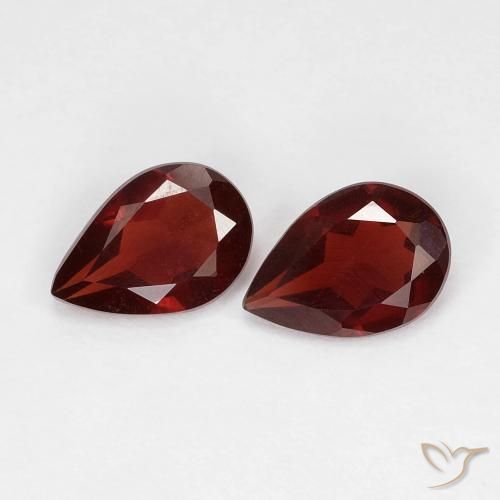 1,21 ct natürliche roter Pyrop-Edelsteine, Birnenform, VVS-VS