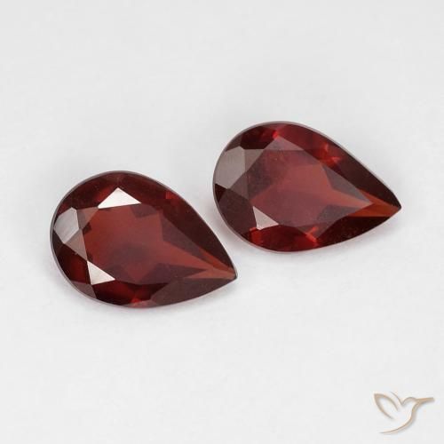 1,21 ct natürliche roter Pyrop-Edelsteine, Birnenform, VVS-VS