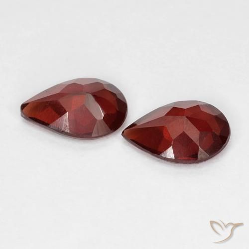1,21 ct natürliche roter Pyrop-Edelsteine, Birnenform, VVS-VS