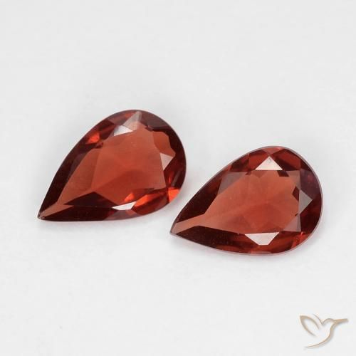 1.14ctw Natürlicher Tiefes Scharlachrot Pyrop-Granat, Birnenform, VVS-VS