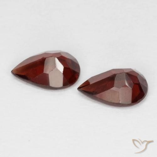1.48 ct natürliche tiefrot Pyrop-Granat-Edelsteine, Birnenform, VS