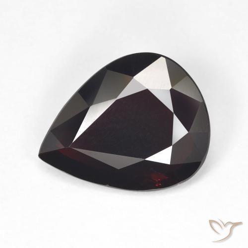 4.28ct Natürlicher Mahagonirot Pyrop-Granat, Birnenform, VVS