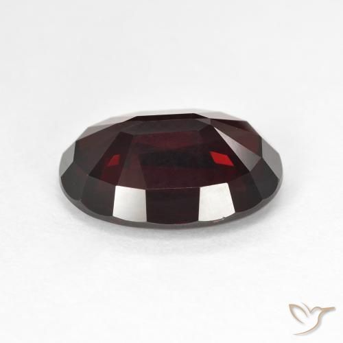 9,17 ctw natürlicher Schwärzlich Rot Pyrop-Granat, Oval, VVS-VS