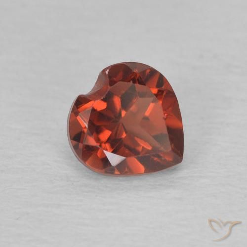 9,17 ctw natürlicher Johannisbeere Rot Pyrop-Granat, Herz, VVS-VS