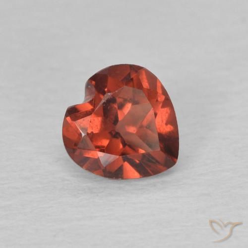 9,17 ctw natürlicher Johannisbeere Rot Pyrop-Granat, Herz, VVS-VS