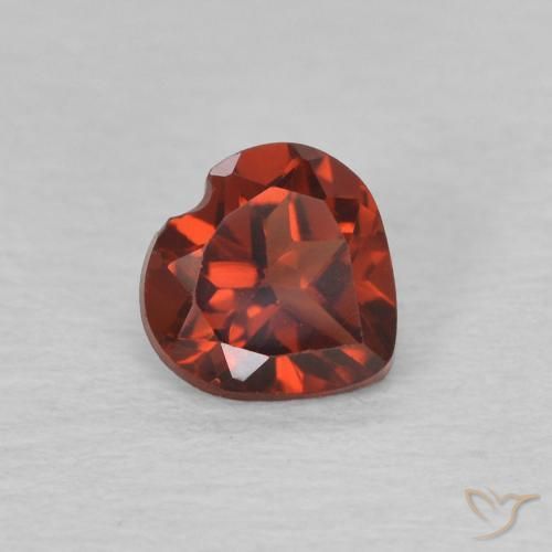 9,17 ctw natürlicher Johannisbeere Rot Pyrop-Granat, Herz, VVS-VS