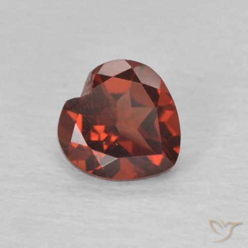 9,17 ctw natürlicher Johannisbeere Rot Pyrop-Granat, Herz, VVS-VS