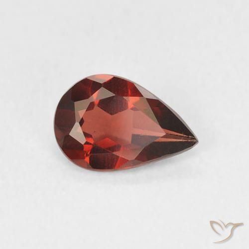 9,17 ctw natürlicher Tiefes Blutrot Pyrop-Granat, Birnenform, VS
