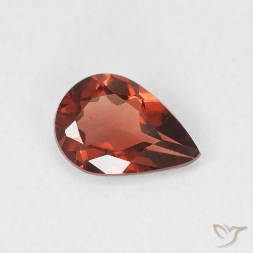 9,17 ctw natürlicher Tiefes Scharlachrot Pyrop-Granat, Birnenform, VS