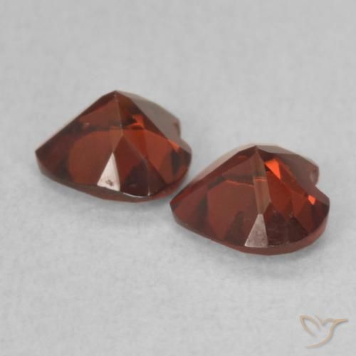 1.01 ct natürliche Sangria Rot Pyrop-Granat-Edelsteine, Herz, VVS-VS