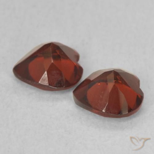 1.12 ct natürliche Mittelrot Pyrop-Granat-Edelsteine, Herz, VVS-VS
