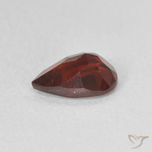 9,17 ctw natürlicher dunkelrot Pyrop-Granat, Birnenform, VVS-VS