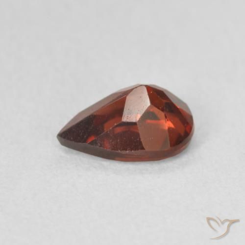 9,17 ctw natürlicher Mittelrot Pyrop-Granat, Birnenform, VVS-VS