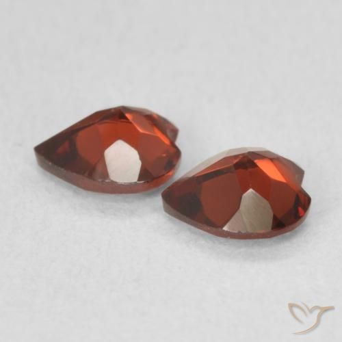 1.01 ct natürliche Johannisbeere Rot Pyrop-Granat-Edelsteine, Herz, VVS-VS
