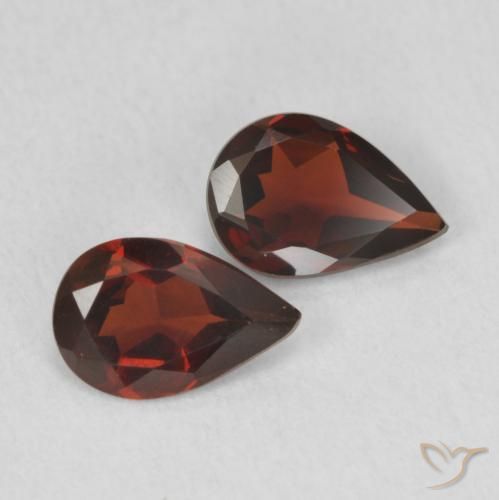 1.15 ct natürliche tiefrot Pyrop-Granat-Edelsteine, Birnenform, VVS-VS
